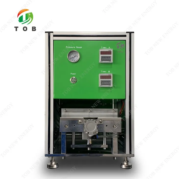 Plegadora pneumàtica de vora de bateria de 200 mm