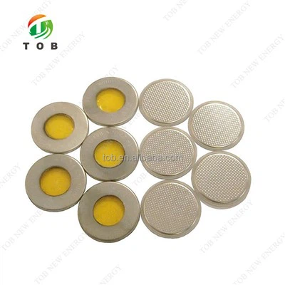 Estoigs de cèl·lules monedes CR2016 amb finestra Kapton